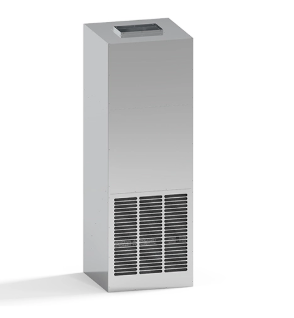 Unidad de fan coil de uso dom&eacute;stico de tipo oculto vertical